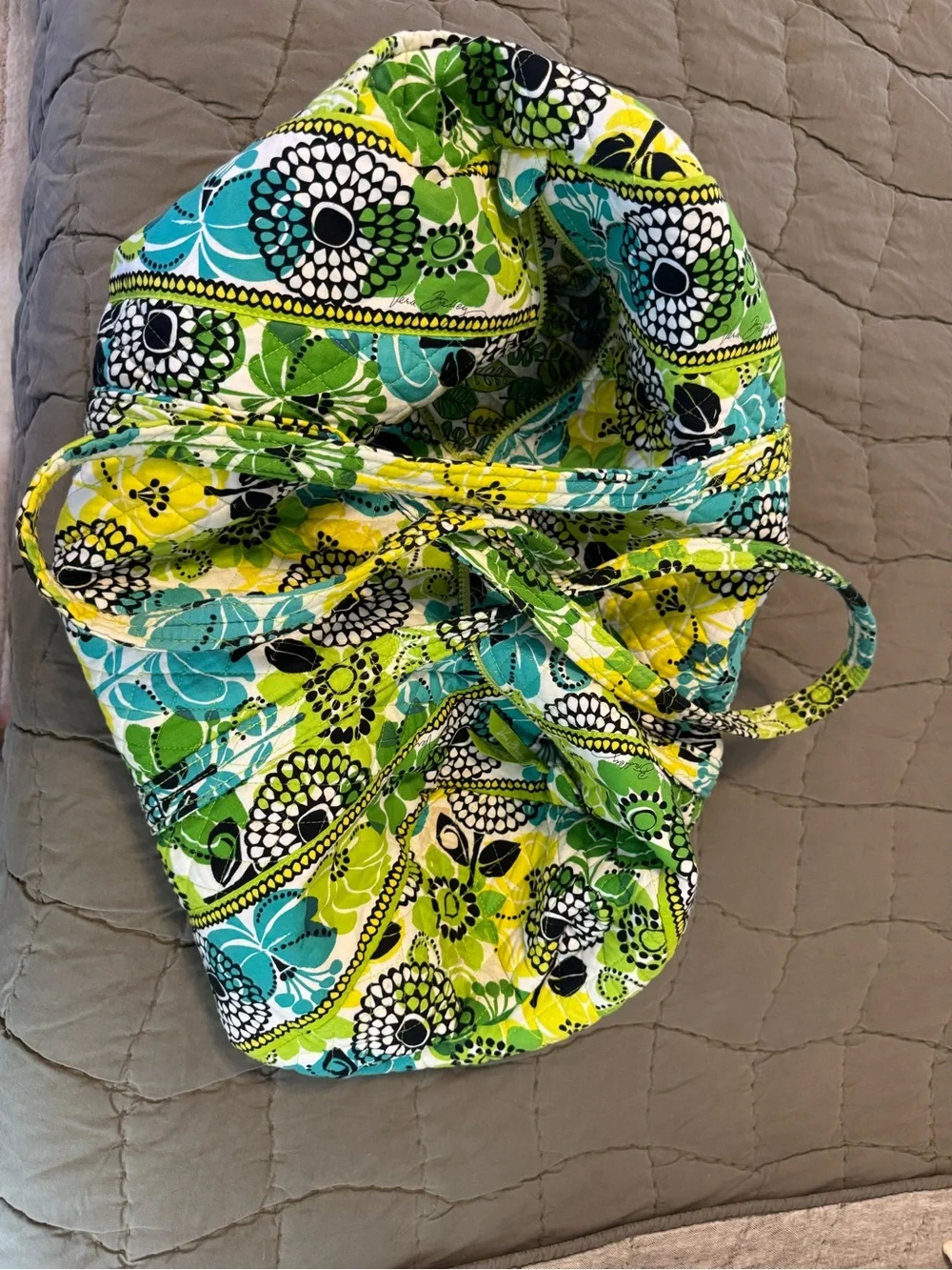 Vera Bradley Lime’s Up Duffle Bag